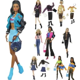 1 Set Doll Clothes 1:6 Scale Dress Outfit for 11.5 Inch 30cm Doll Many Style for Choice Gifts for Girls Doll Accessories #6