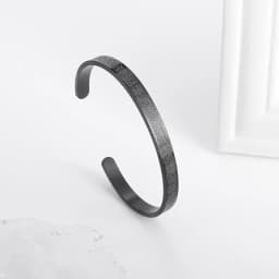 Fashion Design Stainless Steel Curved Tableware Fork Open Bracelet Men and Women Personality Charm Hip Hop Casual Jewelry Gift