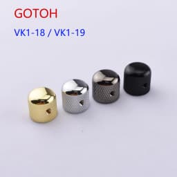 Original GOTOH Dome Brass Metal Knob For Guitar Bass VK1-18 / VK1-19 - Made in Japan