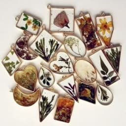 10 Pcs/Set Geometric Metal Pendant Frame Set DIY Pendant Making Epoxy UV Crystal Mold for Jewelry Necklaces
