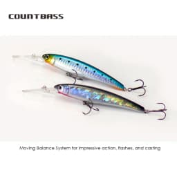 Countbass Floating Deep Diving Minnow 110mm 4-1/3" 14.5g 1/2 oz. Dive 3m Hardbaits Fishing Leurres Wobbler Lures