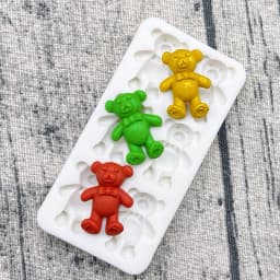 Bear Silicone Sugarcraft Mold Resin Tools Cupcake Baking Mould Fondant Cake Decorating Tools