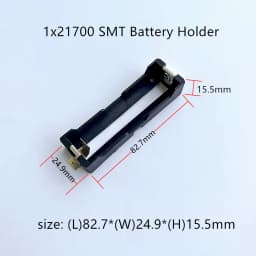 1PCS 21700 Battery Holder SMD Battery Box 3S 21700 Storage Box 3*21700 DC Battery Case SMT SMD