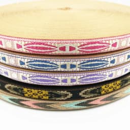 3Yards 10-20MM Retro Jacquard Substantial Thick Webbing Bag Belt Straps Ribbon for DIY Horse Or Big Pet Collar Clothing Sewing