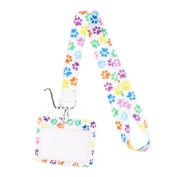 Wholesale Horizontal Style Yoga Sakura Daisy Lanyard for Key Neck Strap Card ID Badge Holder Key Chain Key Holder Accessories