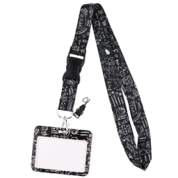 Wholesale Horizontal Style Yoga Sakura Daisy Lanyard for Key Neck Strap Card ID Badge Holder Key Chain Key Holder Accessories