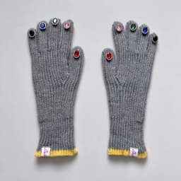 Women Winter Warm Knitted Full Finger Gloves Solid Wool Luxury Rhinestone Girl Fashion Touch Screen Mittens Female Drving