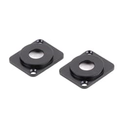 1pc Powercon D Type Coupler Plate Power Coupler Baffle Zinc Alloy/Plastic Module Plugging Plate Blind Plate
