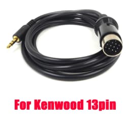 Biurlink Car Radio Device AUX Cable Audio Adapter for Kenwood 13Pin