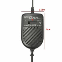 Universal 80W Portable Charger LED Auto Car Adapter Adjustable Power Supply Adapter Set 8 Detachable Plugs Car Laptop Notebook