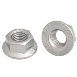 M4 M5 M6 M8 M10 M12 304 Stainless Steel Reverse Thread Hex Hexagon Flange Nut Left Hand Nuts Serrated Spinlock Insert Lock Nut