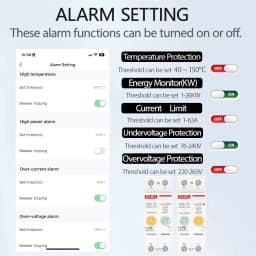 2P TUYA APP Zigbee WIFI Smart Energy Power Consumption KWh Meter Circuit Breaker Time Relay Switch Leakage Voltage Protection