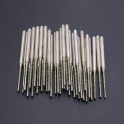 100pcs Mini Diamond Drill Bits 0.8-2.5mm Jewelry Jade Stone Drilling Points Rotary Tool Set