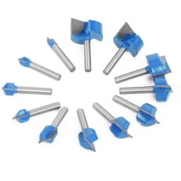 LAVIE 1pc 6mm Cleaning Bottom Bit Straight Router Bit Set Clean Milling Cutter Woodworking Power Machine-C C06006