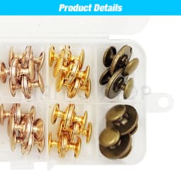 20sets/lot 14mm-18mm Magnetic Button Bags Magnet Snaps Buckle Wallet With Tool Set Box For Sewing Purse Handbag Craft Clasps