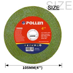 4 Inch Metal Cutting Disc Angle Grinder Grinding Wheel Stainless Steel Grinding Cutting Disc Blade Wheel Resin Double Mesh