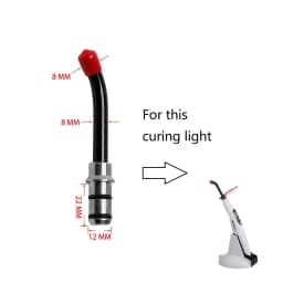 Dental 5W Wireless Cordless LED Curing Light Lamp 1400mw Cure + tips Rod T4 Adjustable Working Time Accelerate Solidification