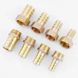Pagoda Connector Pipe Fitting 6 8 10 12 14mm Brass Joint Hose Thread Diameter 1/4 1/8 1/2 3/8 for Air Compressor Gas Water Pipe