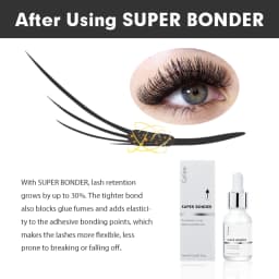Gollee Glue for Eyelashes 0.5s Eyelash Extensions Professional Eyelash Adhesive Waterproof Lash Supplies for Salon Eyelash Glue
