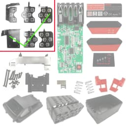 15 X 18650 Li-ion Battery Connecting Nickel Plate for Milwaukee 18V 9.0Ah for M18 Packs 15 Battery Cells Bonding Welding Strip