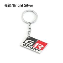 GR Sport Car Keychain Gazoo Racing Key Ring Chain For Toyota Corolla Supra 86 Yaris Prius Camry Tacoma Venza Tundra Rav4 Auris