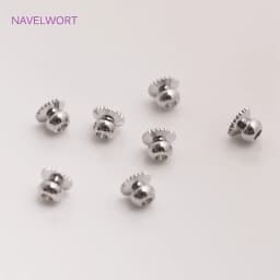 Brass Metal Beads Caps Spacer Beads For Bracelet Necklace Making Accessories 14K Real Gold Plated Separation Beads Wholesale
