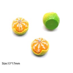 10pcs Fruits Oranges Grape Charms For Pendant DIY Earrings Necklace Jewelry Accessories Finding
