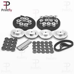 VORON 2.4 Set Motion Parts 2GT Timing Belt 2GT 16T 80T 20T Tooth Pulley 188-2GT Shaft Bearing 625 F695 2RS