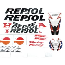 Motorcycle Racing Fairing Body Stickers Accessories For Honda CBR 600 RR CBR600RR 2003 2004 2005 2006 Repsol Badge Emblem Decals