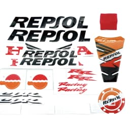 Motorcycle Racing Fairing Body Stickers Accessories For Honda CBR 600 RR CBR600RR 2003 2004 2005 2006 Repsol Badge Emblem Decals