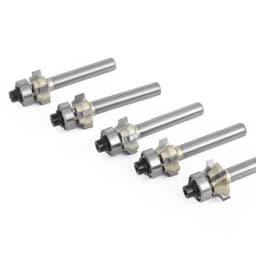 LAVIE 1pc 6mm 1/4 Shank Z4 Corner Round Router Bit R1 R2 R3 Mill Classical Cutter Bit Trim Edging Woodworking