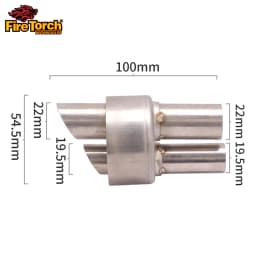 For Motorcycle 54.5mm Universal Exhaust Muffler Pipe DB Killer Removable Reduce Noise Sound Eliminator Modified