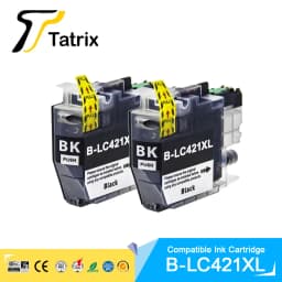 Tatrix High Capacity LC421XL LC421 421XL Compatible Ink Cartridge For Brother DCP-J1050DW MFC-J1010DW DCP-J1140DW Printer
