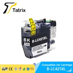 Tatrix High Capacity LC421XL LC421 421XL Compatible Ink Cartridge For Brother DCP-J1050DW MFC-J1010DW DCP-J1140DW Printer
