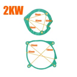 2KW 5KW Air Diesel Heater Blower Fan Motor & Burner Gasket set For Chinese heater Eberspacher Airtronic Car Truck