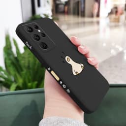 What A Duck Phone Case For Samsung Galaxy S25 S24 S23 S22 S21 S20 Ultra Plus FE S10 Note 20 Ultra 10 9 Plus Cover