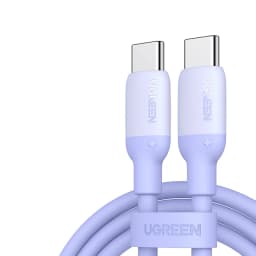 UGREEN Soft Silicone USB C To USB C Cable PD60W Fast Charging Cord for iPhone 17/16/15 Samsung 3A Flexible Liquid Silicone Wire