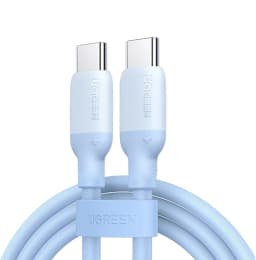UGREEN Soft Silicone USB C To USB C Cable PD60W Fast Charging Cord for iPhone 17/16/15 Samsung 3A Flexible Liquid Silicone Wire