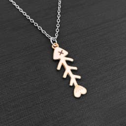 Small Wire Brambles Fish Bone Choker Necklace Women Hip-hop Gothic Punk Style Barbed Wire Fish Chain Choker Gifts