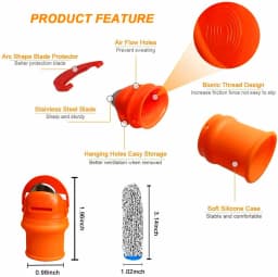 Gardening Silicone Thumb Knife Protector Harvesting Tool Finger Plant Fruit Picking Knives Separator Garden Tool