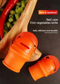 Gardening Silicone Thumb Knife Protector Harvesting Tool Finger Plant Fruit Picking Knives Separator Garden Tool