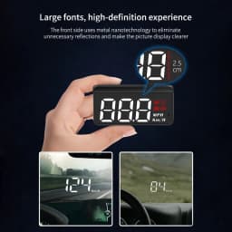 M3 Car HUD OBD2 Head Up Display Speedometer Monitor On Board Computer Windshield Projector Digital Electronic Auto Accessories