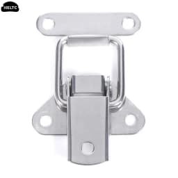 1PCS Stainless Steel 304 Toolbox Locking Latch Hasps Metal Toggle Catch Clasp Box Loaded Hinges Furniture Hardware Accessories