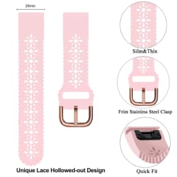 Replacement Silicone Watchband For Garmin Fenix 5S Plus 6S Pro 7S Quick Release 20mm Watch Strap Accessories Easyfit Bracelet