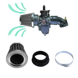 28-60mm Air Filter Motorcycle Mushroom Head Filters High Flow Air Intake for ATV Pit Dirt Bike Suzuki Honda Kawasaki Yamaha Moto