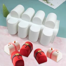 Oval Long Strip Mousse Cake Mold Silicone Pastry Mold For Sweets Cake Forms Tray DIY Homemade French Sweets Baking Mould