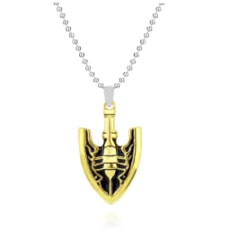 Anime JoJos Bizarre Adventure Necklace Red Stone of Aja Necklace Pendant Joseph Joestar Cosplay Accessories