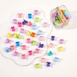 40PCS/Lot Hair Accessories For Girls Colorful Sweet Cute Small Crab Hair Claws Clips Kids Hairpins Headwear Baby Hair Accessory