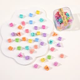 40PCS/Lot Hair Accessories For Girls Colorful Sweet Cute Small Crab Hair Claws Clips Kids Hairpins Headwear Baby Hair Accessory