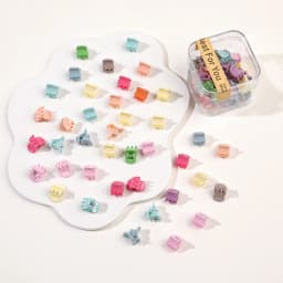 40PCS/Lot Hair Accessories For Girls Colorful Sweet Cute Small Crab Hair Claws Clips Kids Hairpins Headwear Baby Hair Accessory